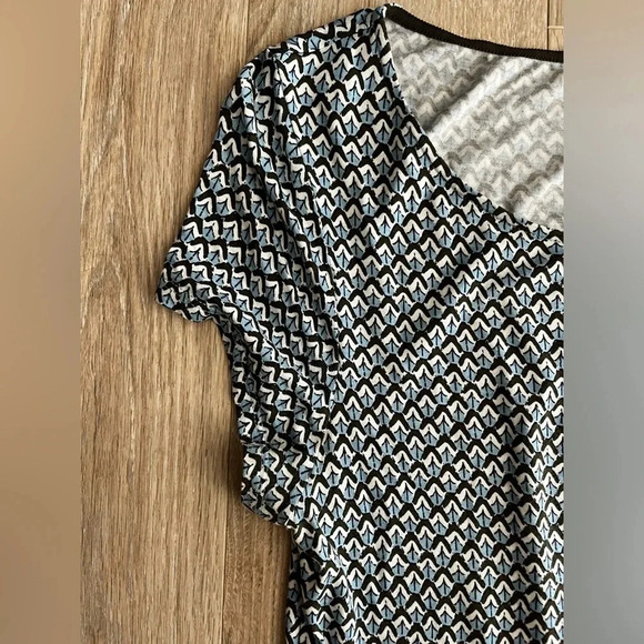 Boden Women’s Amelie Jersey Dress Heron Blue Short Sleeves - Size 6 - Picture 6 of 9